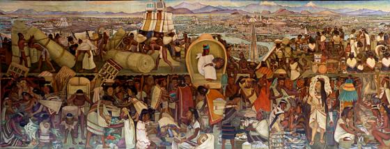 Diego Rivera - Mxico a Travs de los Siglos - Palacio National